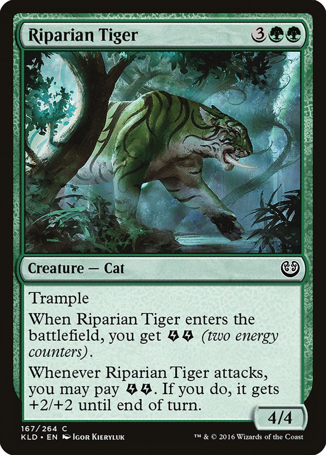 Riparian Tiger [Kaladesh] | Local Legends