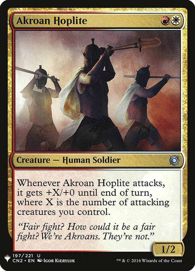 Akroan Hoplite [Mystery Booster] | Golgari Games