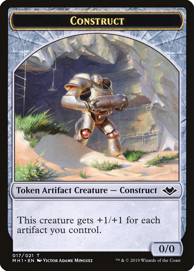 Shapeshifter (001) // Construct (017) Double-Sided Token [Modern Horizons Tokens] | Local Legends