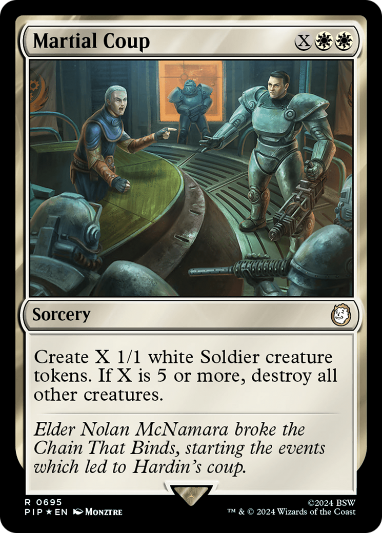 Martial Coup (Surge Foil) [Fallout] | Local Legends