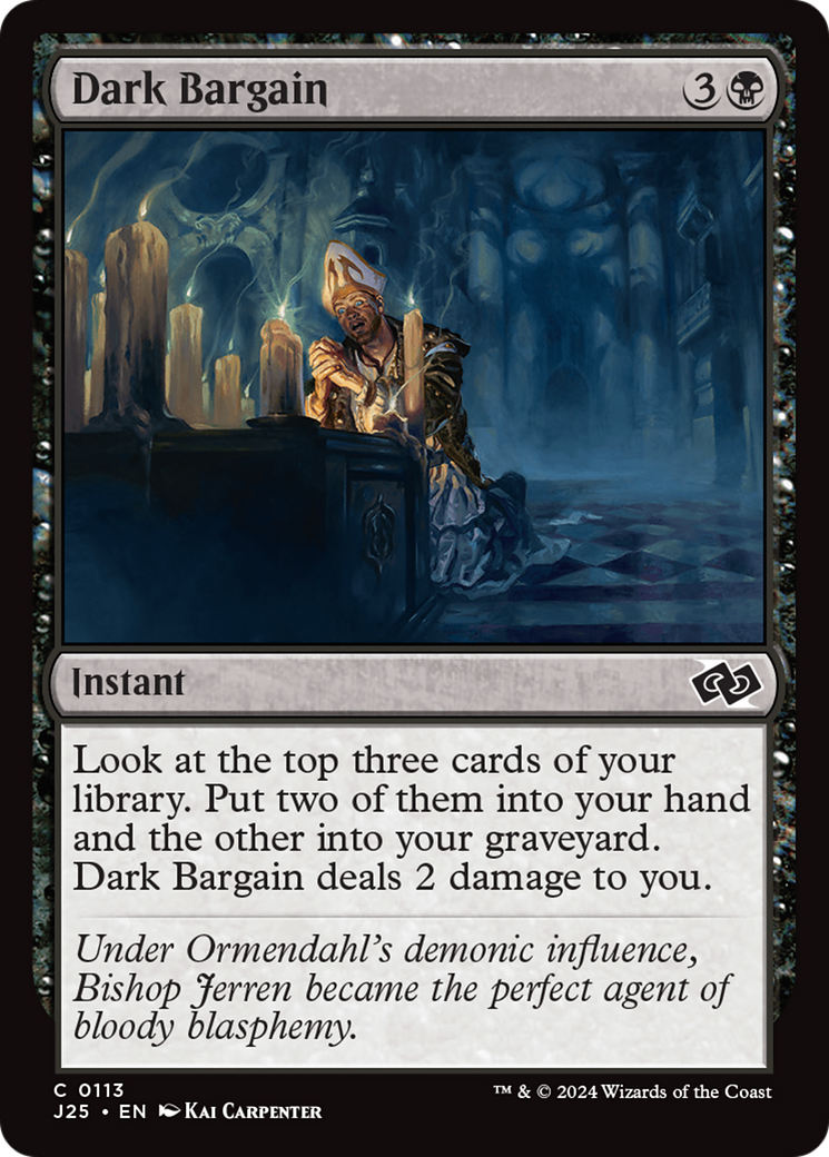Dark Bargain [Foundations Jumpstart] | Local Legends