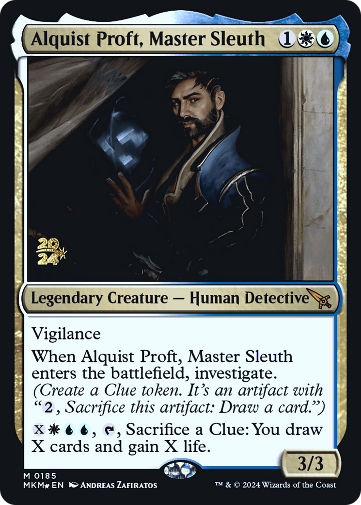 Alquist Proft, Master Sleuth [Murders at Karlov Manor Prerelease Promos] | Golgari Games