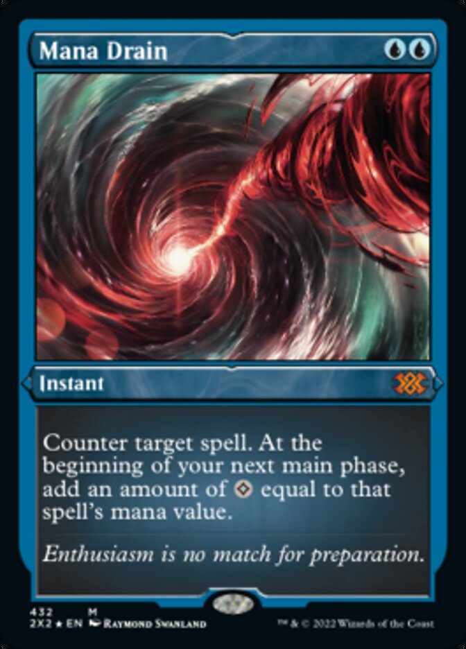 Mana Drain (Foil Etched) [Double Masters 2022] | Local Legends