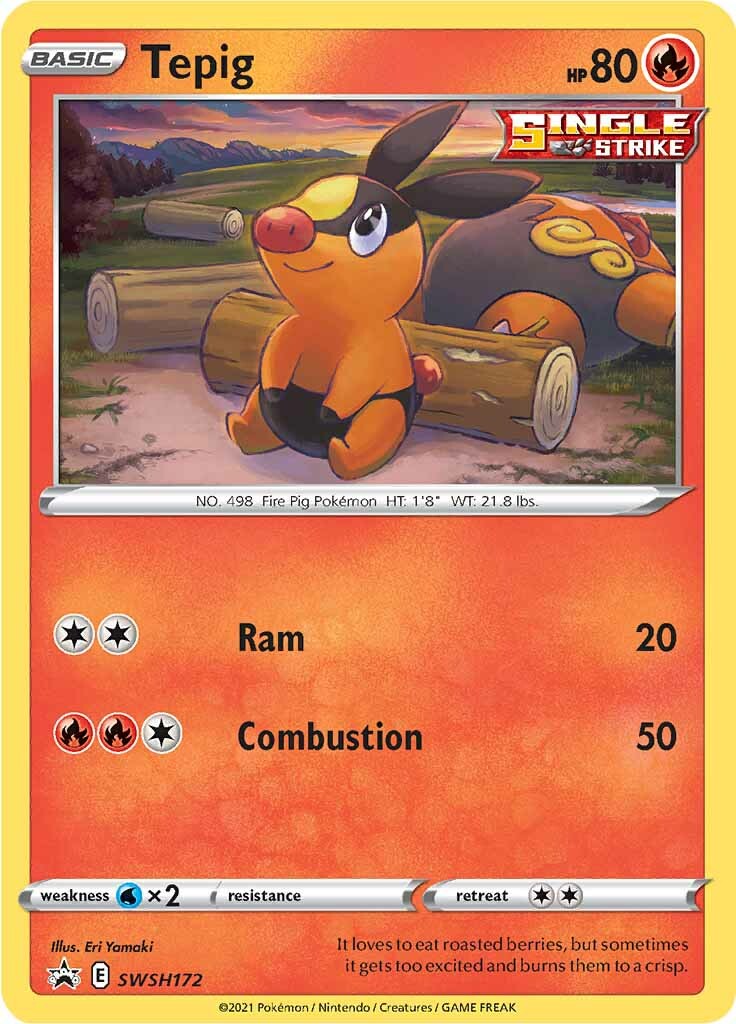 Tepig (SWSH172) [Sword & Shield: Black Star Promos] | Local Legends