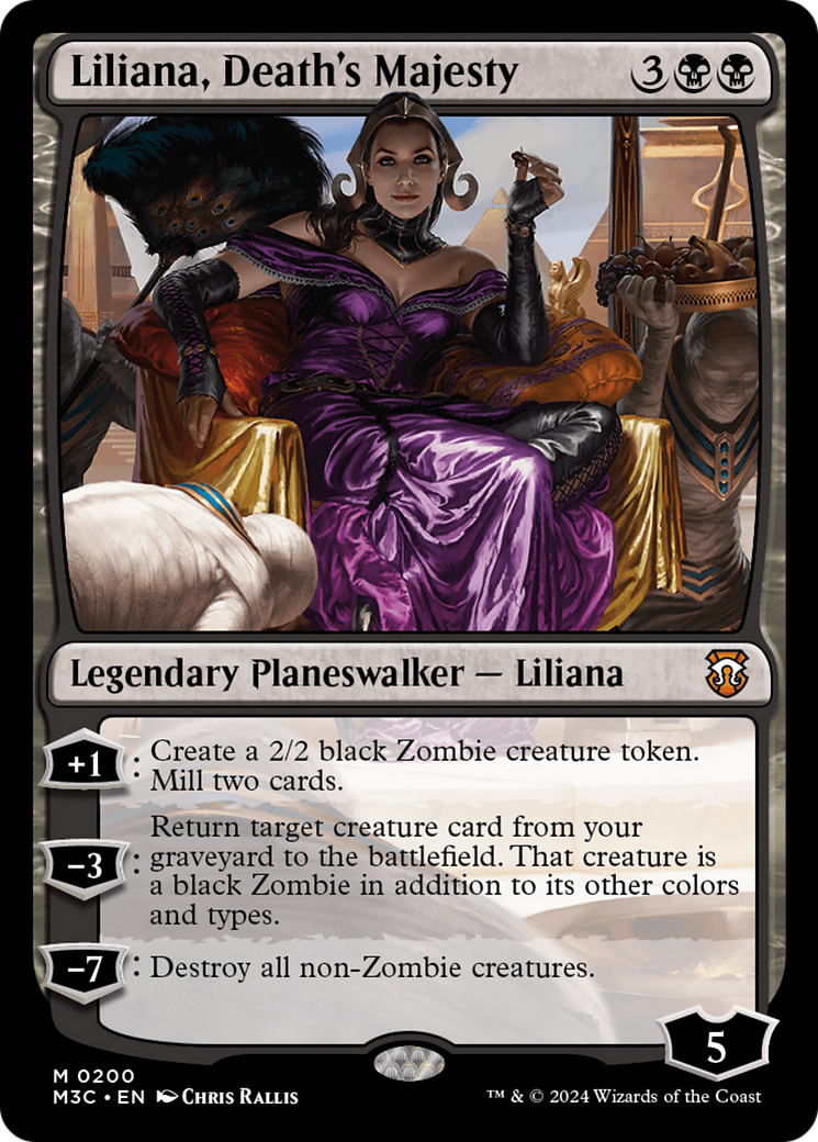 Liliana, Death's Majesty (Ripple Foil) [Modern Horizons 3 Commander] | Local Legends