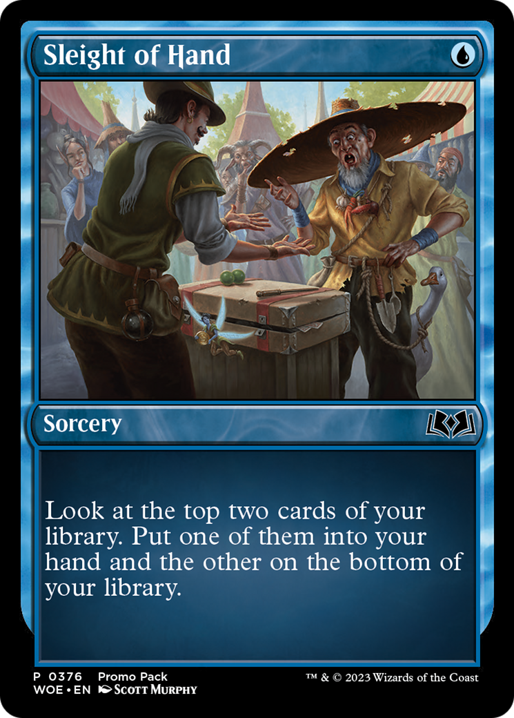 Sleight of Hand (Promo Pack) [Wilds of Eldraine] | Local Legends