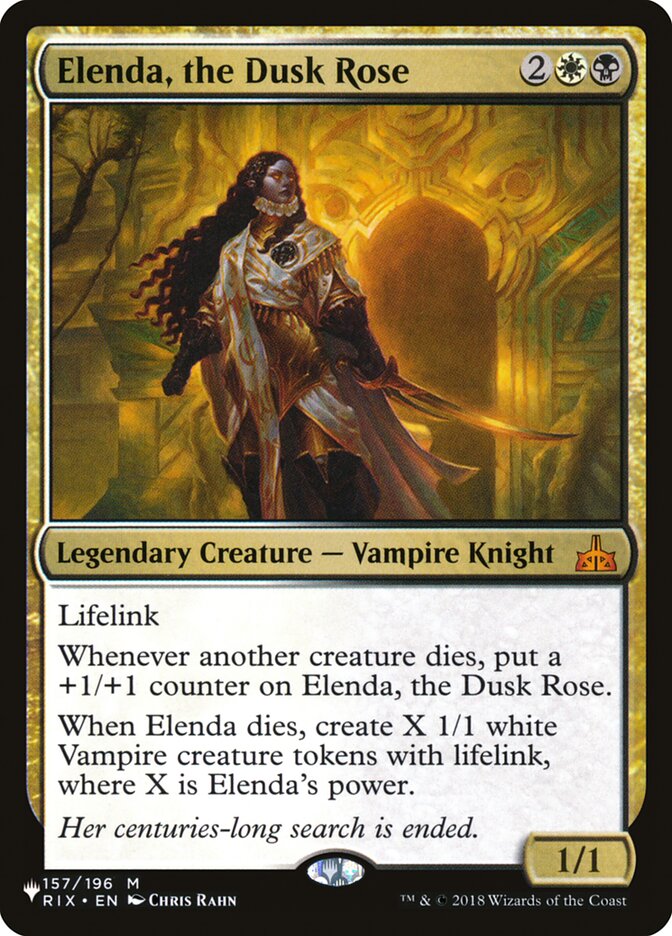 Elenda, the Dusk Rose [The List] | Local Legends