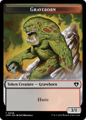 Thopter // Graveborn Double-Sided Token [Commander Masters Tokens] | Golgari Games