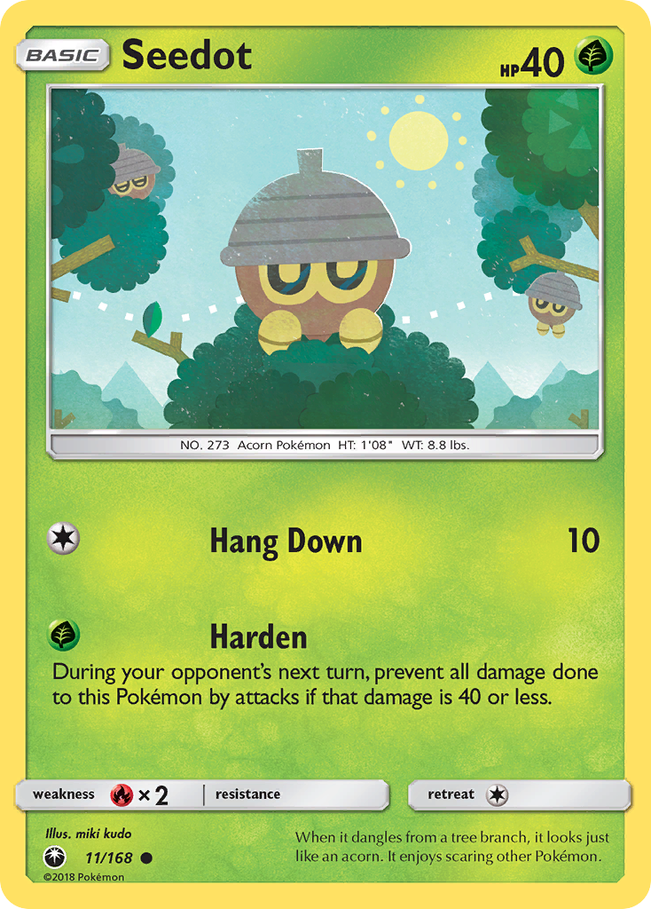 Seedot (11/168) [Sun & Moon: Celestial Storm] | Local Legends