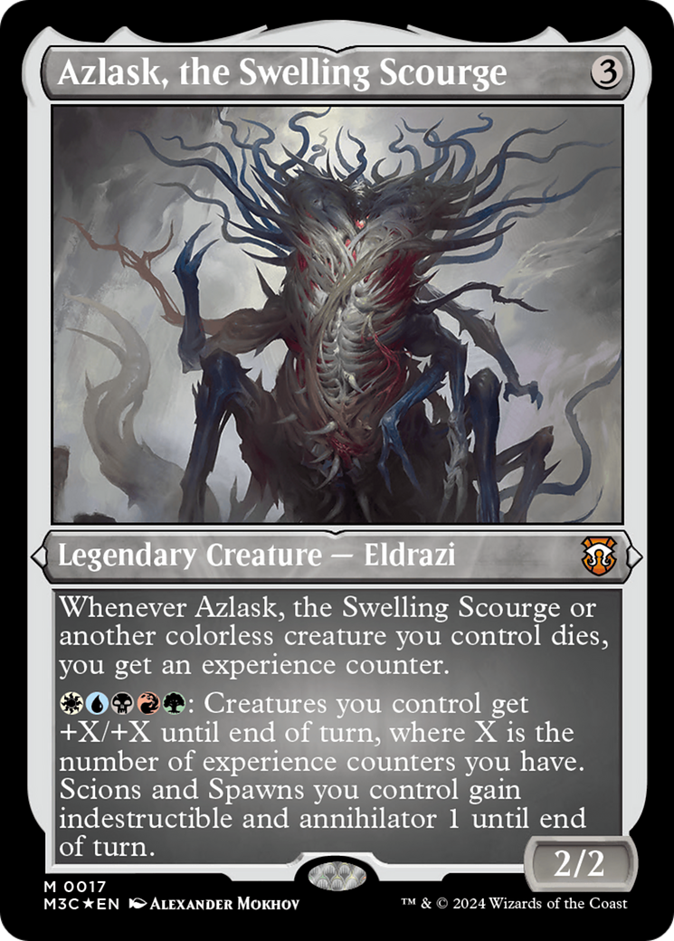 Azlask, the Swelling Scourge (Foil Etched) [Modern Horizons 3 Commander] | Local Legends