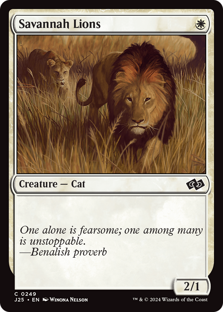 Savannah Lions [Foundations Jumpstart] | Local Legends