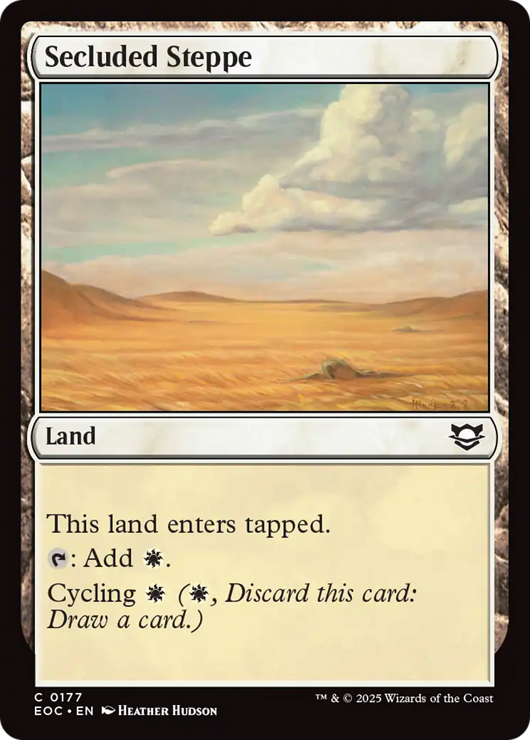 Secluded Steppe [Edge of Eternities Commander] | Local Legends