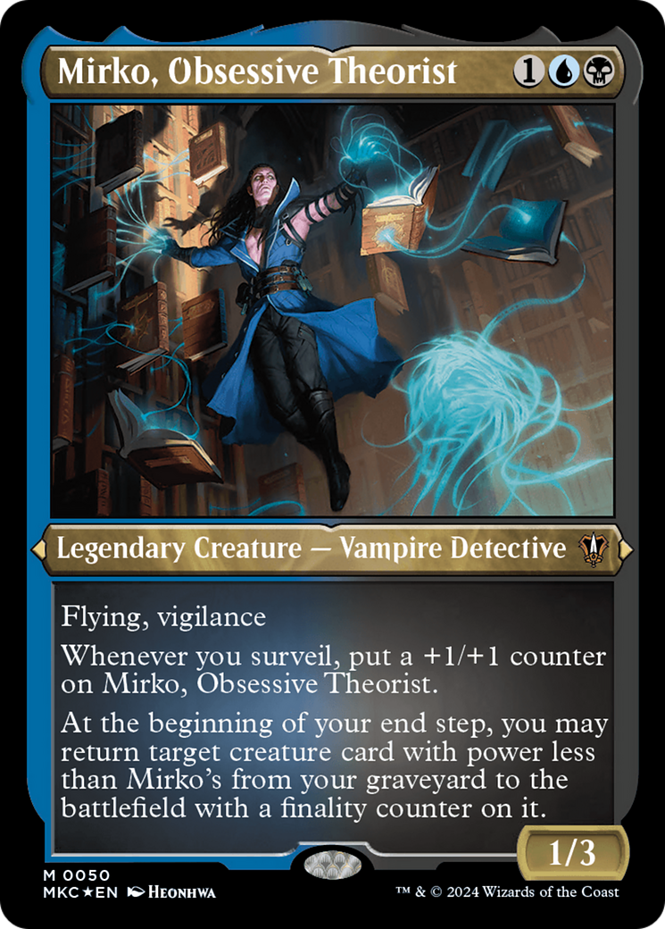 Mirko, Obsessive Theorist (Display Commander) [Murders at Karlov Manor Commander] | Local Legends