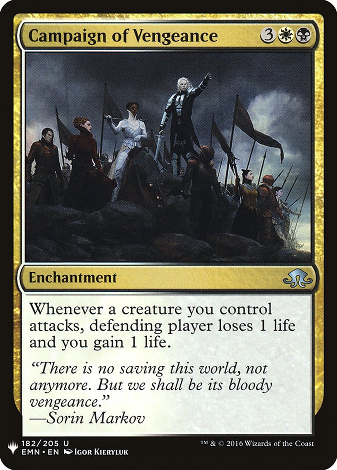 Campaign of Vengeance [Mystery Booster] | Local Legends