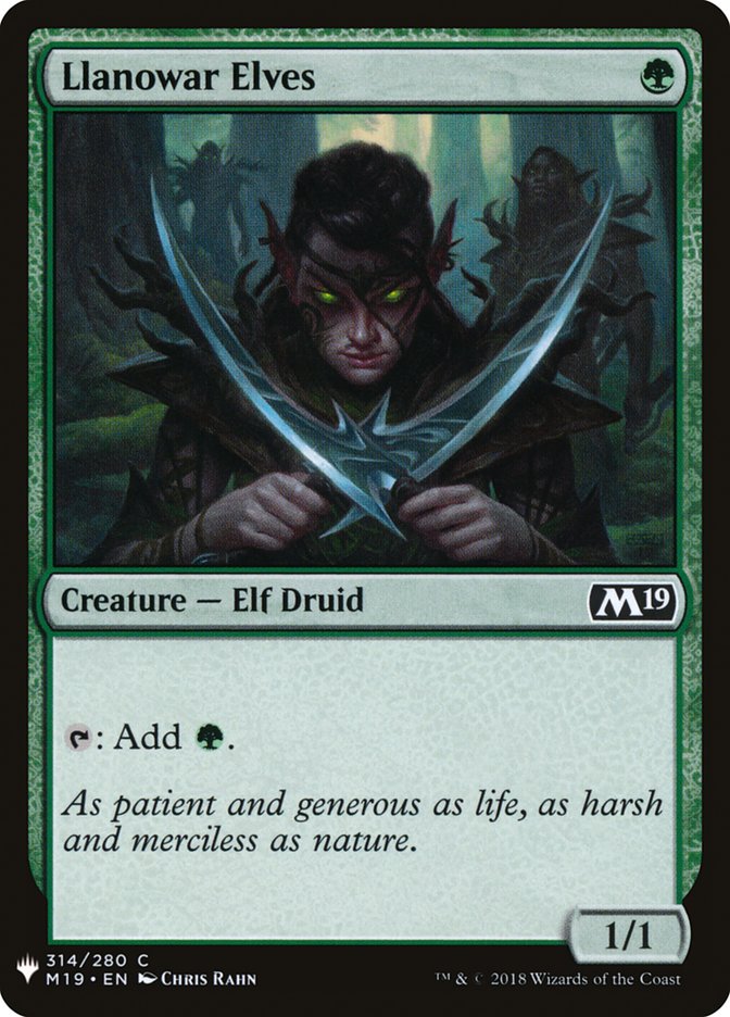 Llanowar Elves [Mystery Booster] | Golgari Games