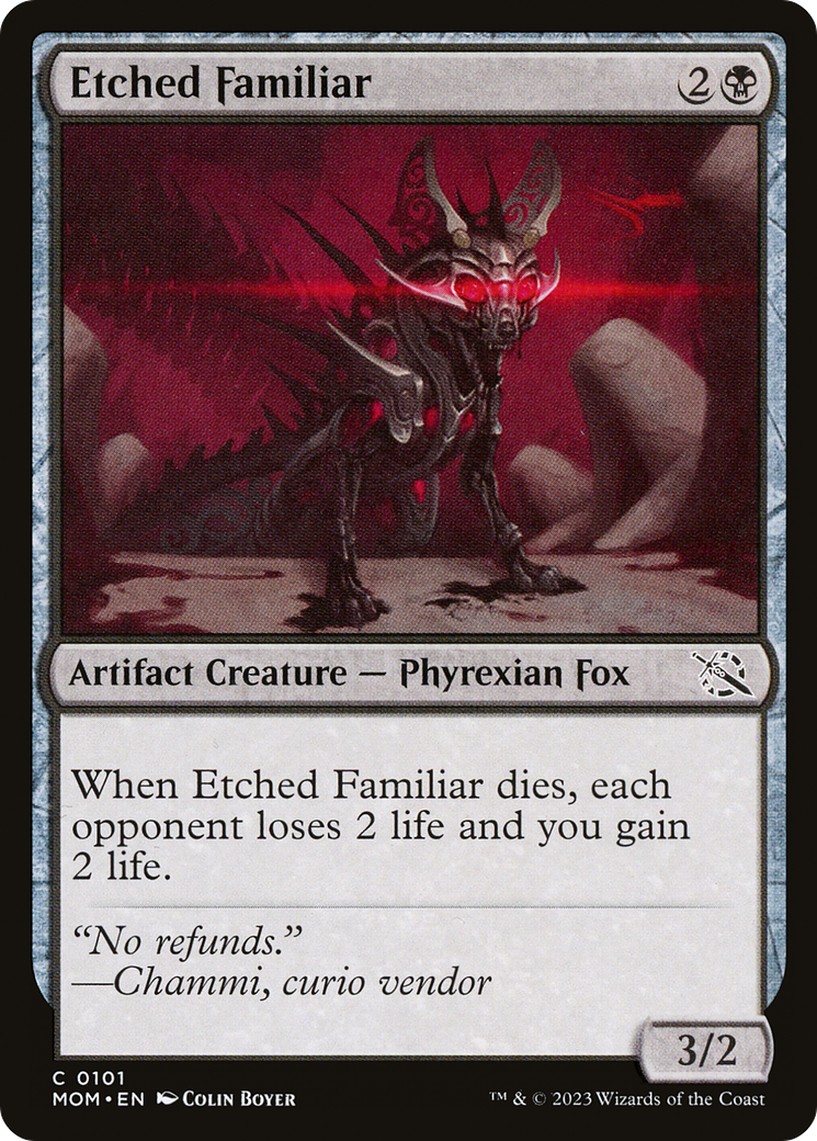 Etched Familiar [March of the Machine] | Local Legends