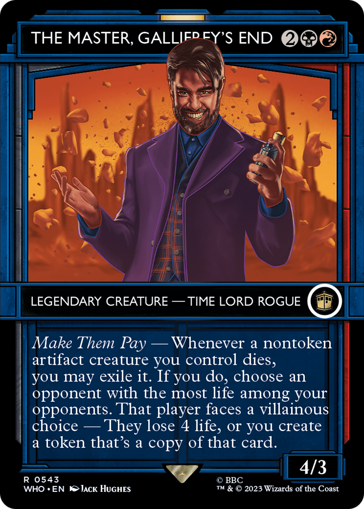 The Master, Gallifrey's End (Showcase) [Doctor Who] | Local Legends