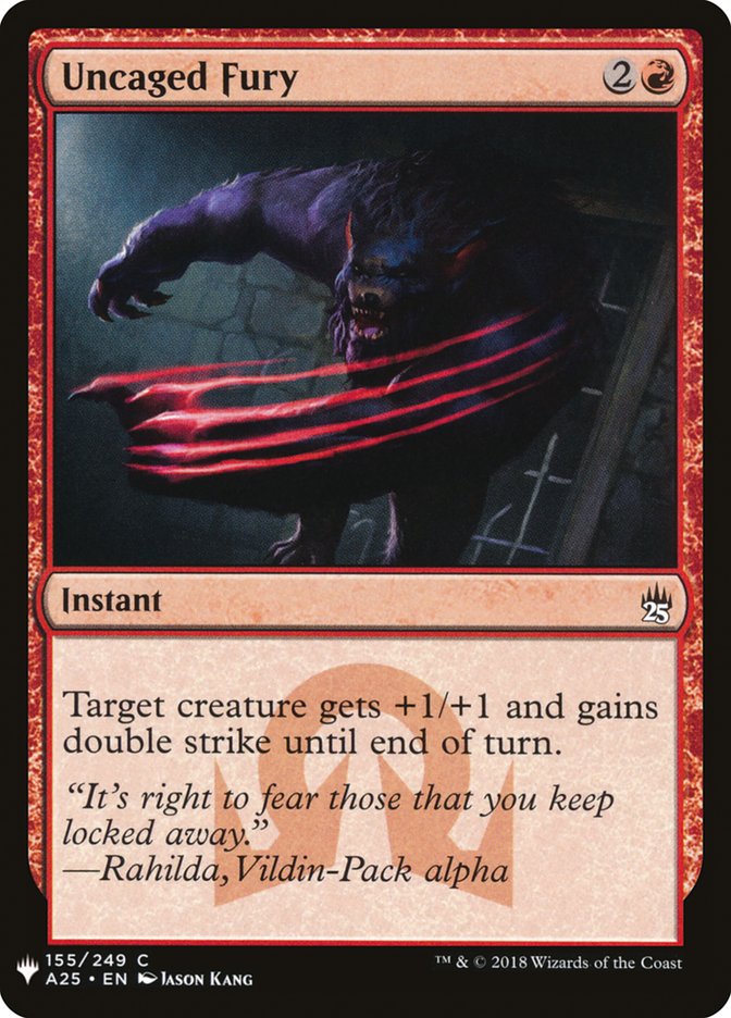 Uncaged Fury [Mystery Booster] | Local Legends