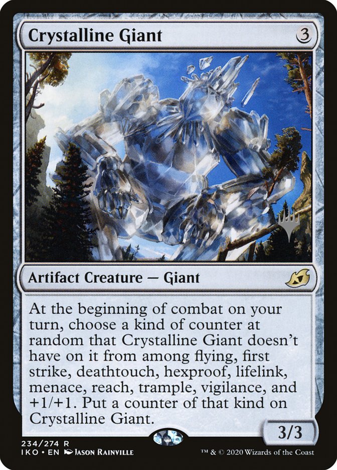 Crystalline Giant (Promo Pack) [Ikoria: Lair of Behemoths Promos] | Local Legends