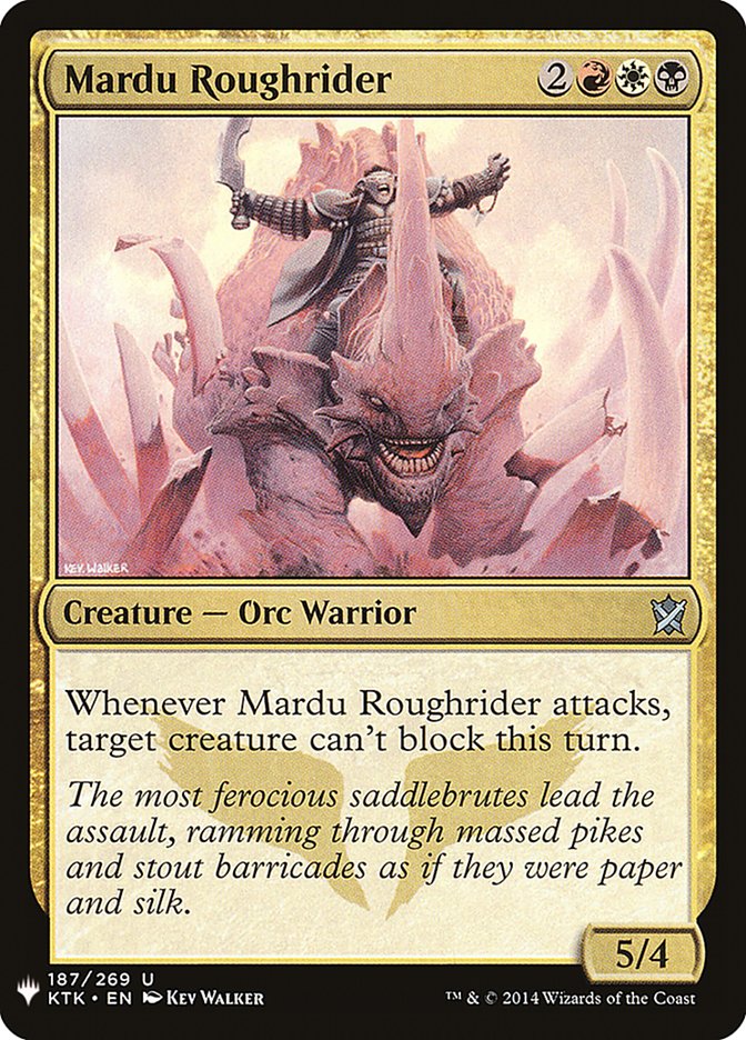 Mardu Roughrider [Mystery Booster] | Golgari Games