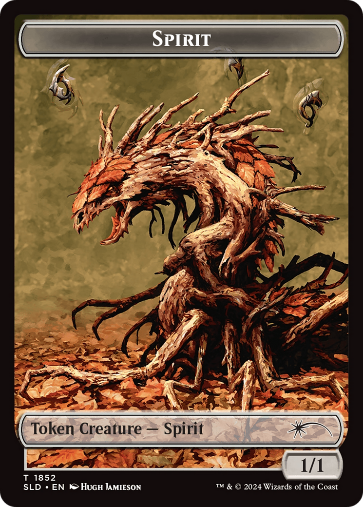 Spirit (SLD) // Shapeshifter (KHM) Double-Sided Token [Secret Lair: From Cute to Brute Tokens] | Local Legends