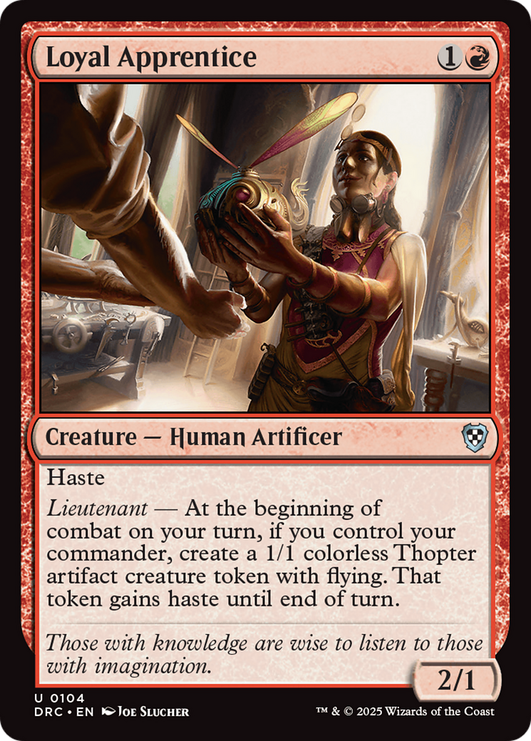 Loyal Apprentice [Aetherdrift Commander] | Local Legends