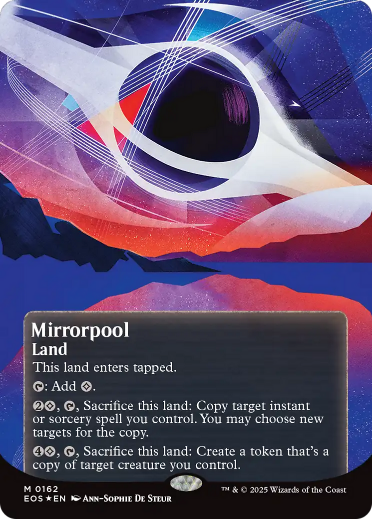 Mirrorpool (0162) (Borderless) (Galaxy Foil) [Edge of Eternities: Stellar Sights] | Local Legends