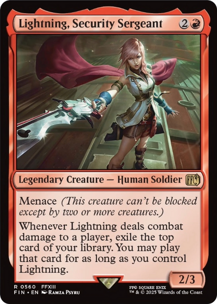 Lightning, Security Sergeant [FINAL FANTASY] | Local Legends