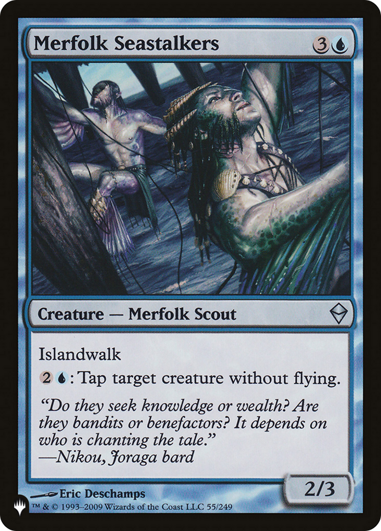 Merfolk Seastalkers [The List Reprints] | Golgari Games