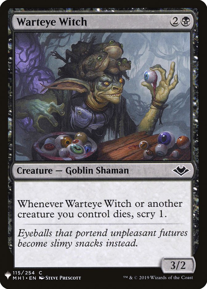 Warteye Witch [Mystery Booster] | Local Legends