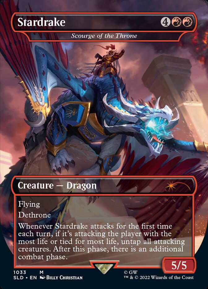 Stardrake - Scourge of the Throne (Borderless) [Secret Lair Drop Series] | Local Legends