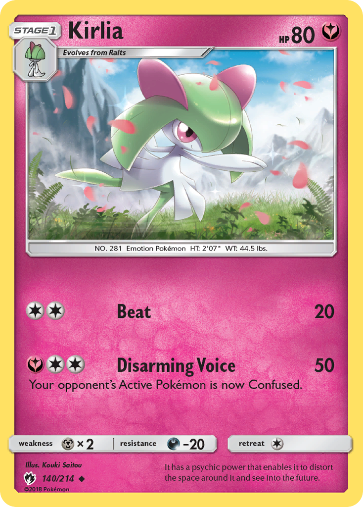 Kirlia (140/214) [Sun & Moon: Lost Thunder] | Local Legends