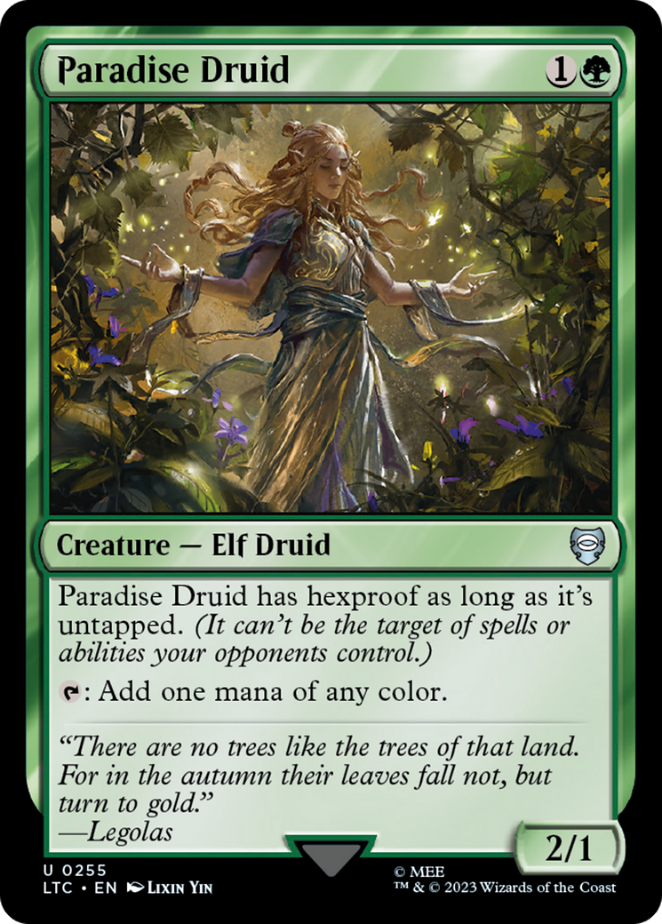 Paradise Druid [The Lord of the Rings: Tales of Middle-Earth Commander] | Local Legends