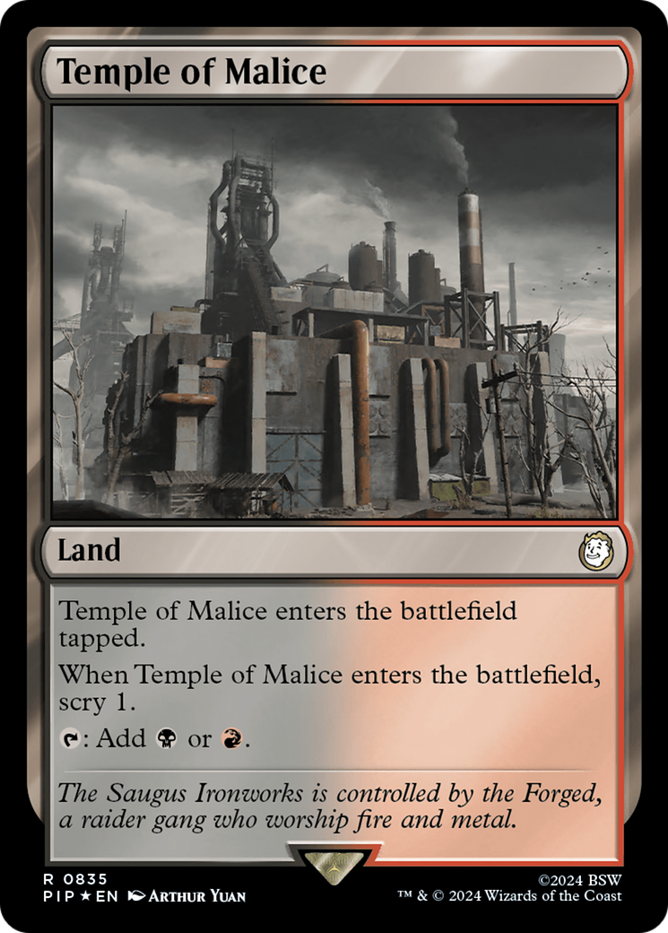 Temple of Malice (Surge Foil) [Fallout] | Local Legends