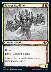 Rakdos Headliner (Sketch) [Modern Horizons 2] | Golgari Games