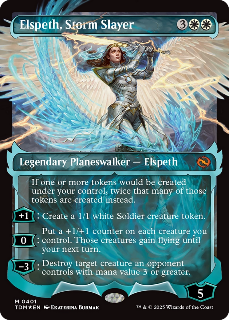 Elspeth, Storm Slayer (Showcase) (Japanese) [Tarkir: Dragonstorm] | Local Legends