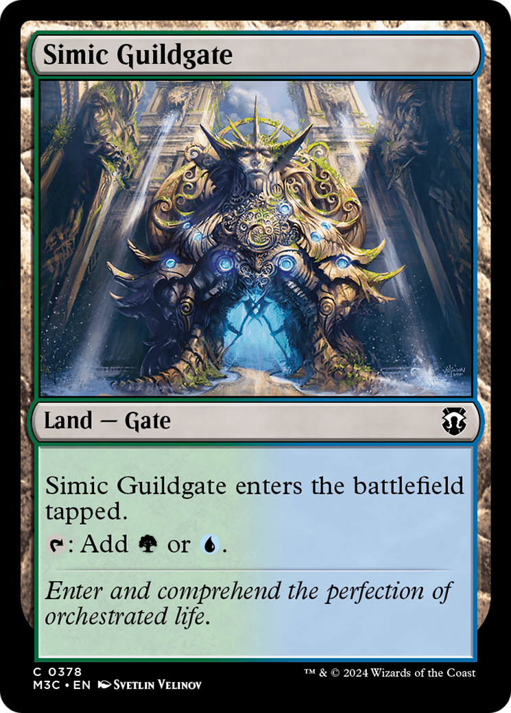 Simic Guildgate (Ripple Foil) [Modern Horizons 3 Commander] | Golgari Games