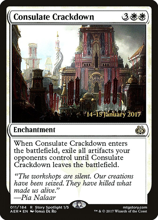 Consulate Crackdown [Aether Revolt Prerelease Promos] | Local Legends