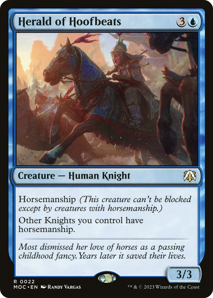 Herald of Hoofbeats [March of the Machine Commander] | Local Legends