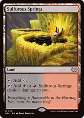 Sulfurous Springs [Duskmourn: House of Horror Commander] | Local Legends