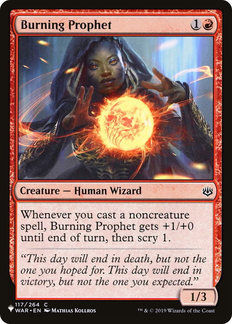 Burning Prophet [The List] | Local Legends
