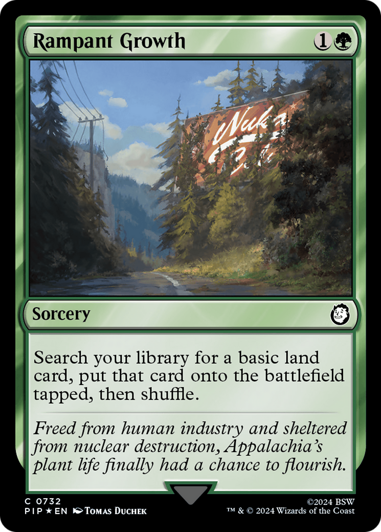 Rampant Growth (Surge Foil) [Fallout] | Local Legends
