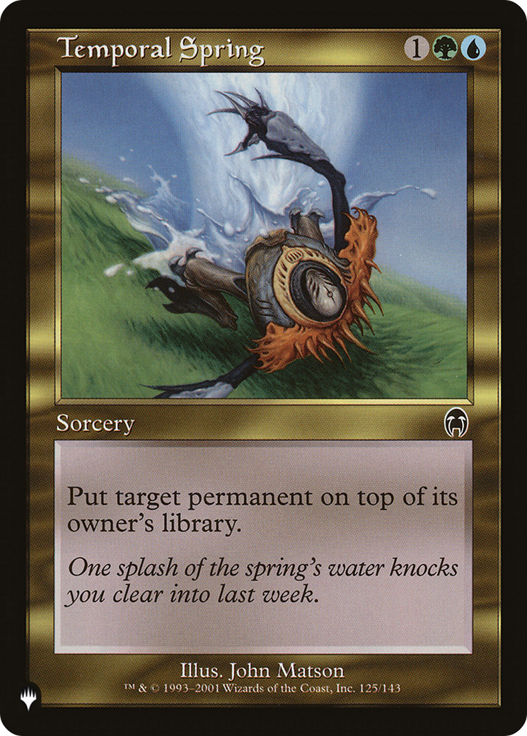 Temporal Spring [The List] | Local Legends