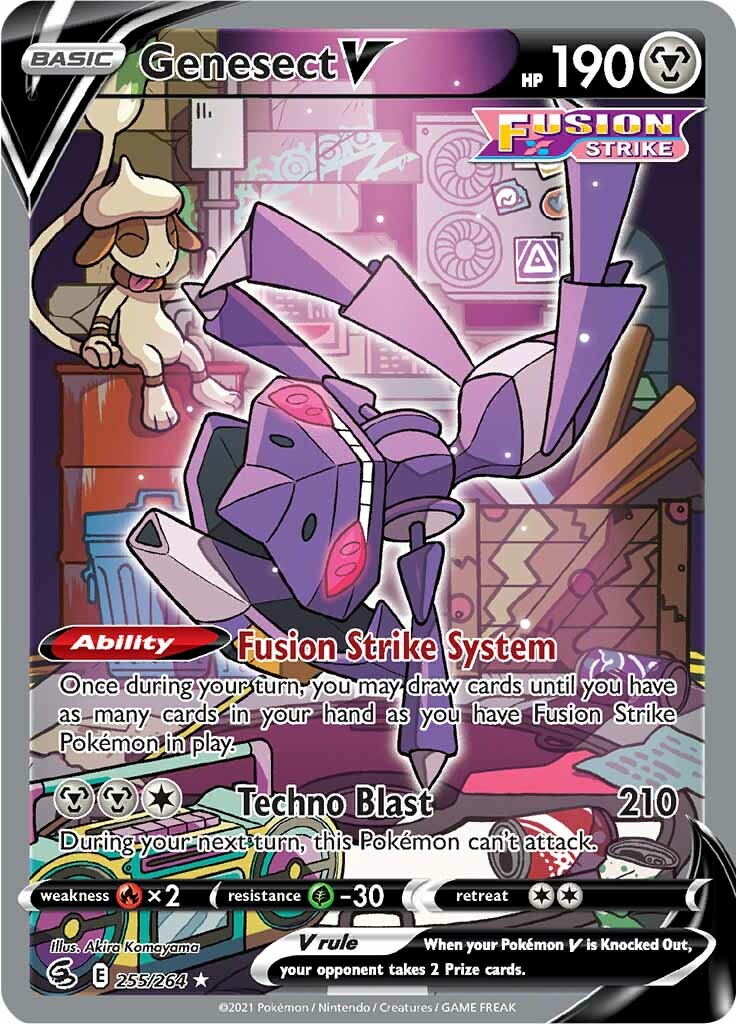 Genesect V (255/264) [Sword & Shield: Fusion Strike] | Golgari Games