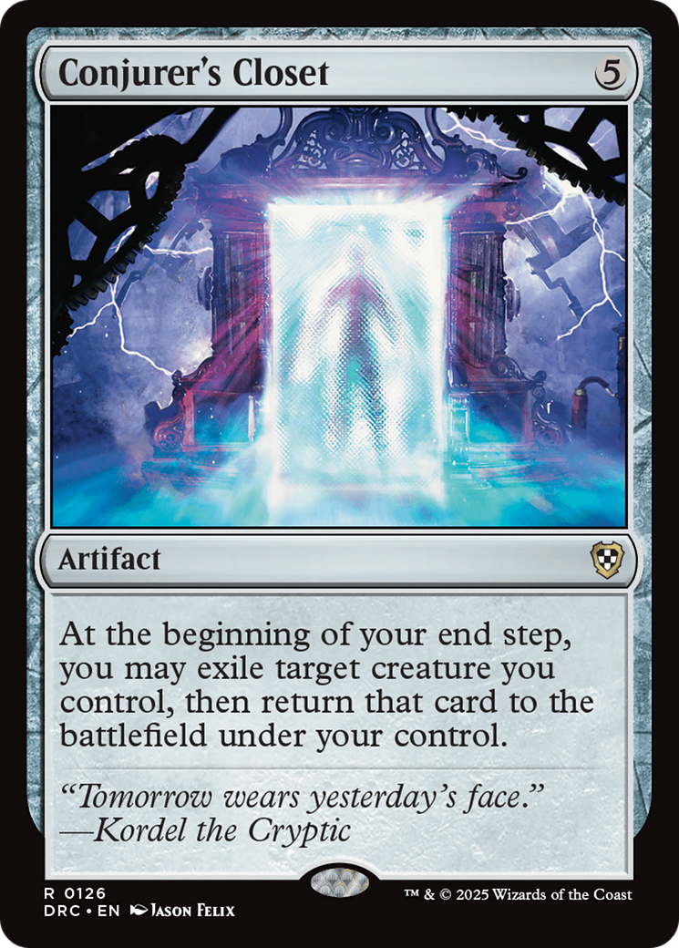 Conjurer's Closet [Aetherdrift Commander] | Local Legends