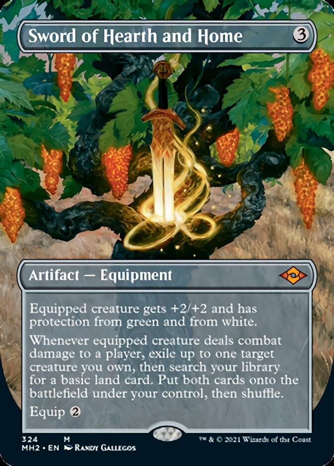 Sword of Hearth and Home (Borderless Alternate Art) [Modern Horizons 2] | Golgari Games