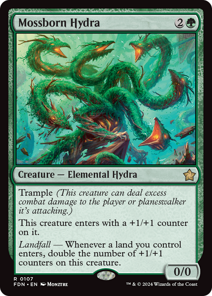 Mossborn Hydra [Foundations] | Local Legends
