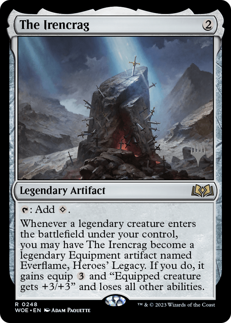The Irencrag (Promo Pack) [Wilds of Eldraine Promos] | Local Legends