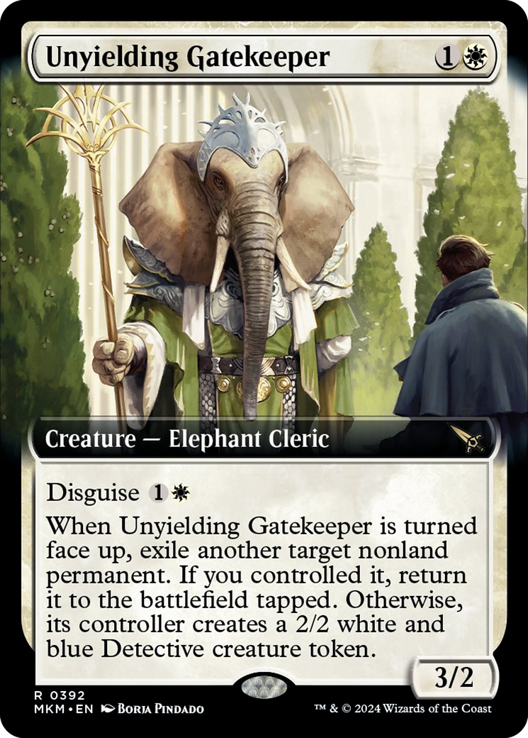 Unyielding Gatekeeper (Extended Art) [Murders at Karlov Manor] | Golgari Games