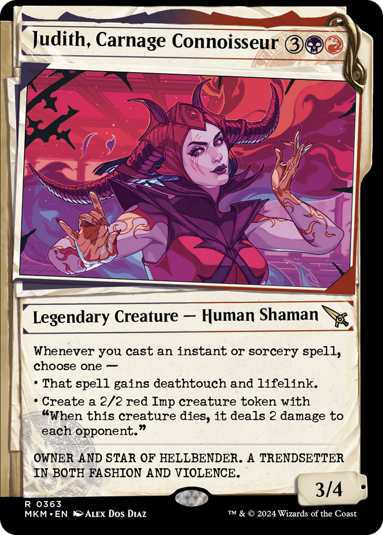 Judith, Carnage Connoisseur (Showcase) [Murders at Karlov Manor] | Local Legends